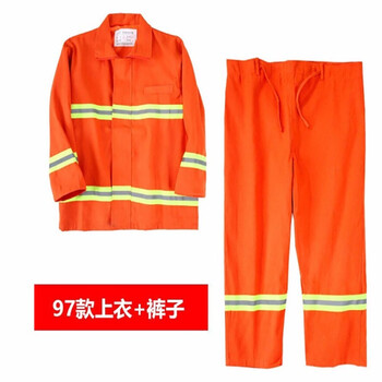 腾驰  97款消防服 灭火防护服阻燃服防火服微型消防站 消防服6件套（常规迎检款）均码XL 42码鞋