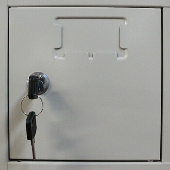 盛花加厚钢制12门手机柜手机存放柜物品柜保管柜可更换亚克力小门