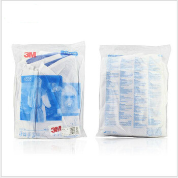 3M 4535透气防护服 防尘喷漆防连体 XXL（一套）