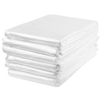 联嘉 白色塑料袋 包装袋 平装平口垃圾桶袋 全新料 宽100cm×长120cm 厚3.5丝 100个