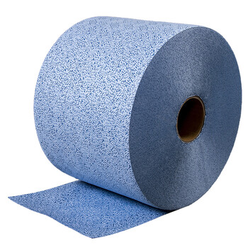 邦拭(KQ) B-17B大卷式强力吸油擦拭布 定做 蓝色23*34cm*717张/卷 1箱（2卷）