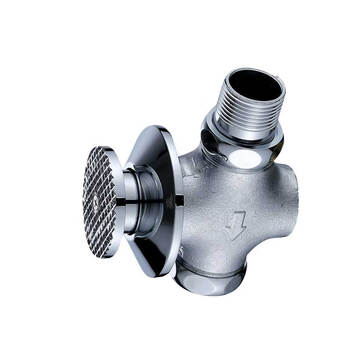 星期十 暗装脚踏-6分DN20 铜制暗装冲洗阀脚踏式大便冲洗阀 厕所便池 脚踩蹲坑冲水阀 定制