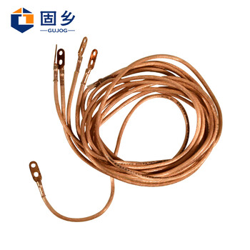 固乡 0.4KV低压接地线 平口短路高压接地棒  接地棒  0.5米棒 线长1米*4根+10米主线