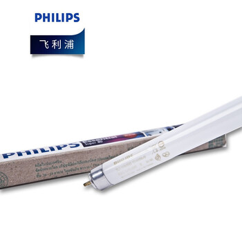 飞利浦（PHILIPS）照明企业客户 T5 日光荧光灯灯管 三基色格栅灯管 28W 1.2米 中性光 4000K 整箱40支 