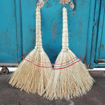 卫洋 小扫把 普通脱壳高粱扫把 学校工厂环卫小区物业单位手工清洁植物笤帚扫帚 1个装 WY-914