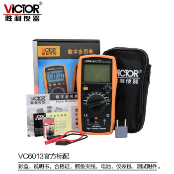 胜利仪器（VICTOR） VC6013高精度数字手持带背光数显表测试仪 定做 VC6013