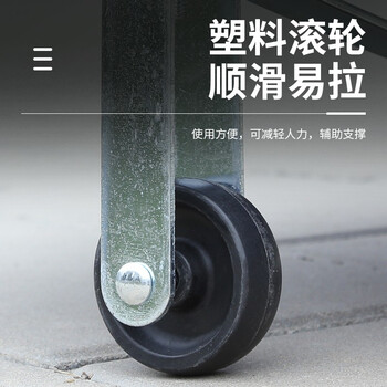 趣行 折叠担架 加厚镀锌铁蓝色 救护车担架 消防救援伤员演练 急救担架 体育比赛备用应急简易担架