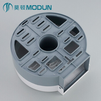 莫顿（MODUN） 卫生间塑料圆形卷纸盒纸巾盒厕所纸巾架 M-5822白色卷纸盒