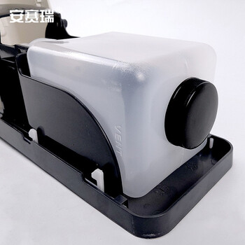 安赛瑞 手动泡沫皂液器 壁挂式洗手液瓶 400ml 卫生间泡沫机清洁机  白色 710090