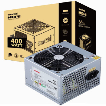 长城（Great Wall）额定400W HOPE-5000DS电脑电源 （75cm长线材/宽电压/温控风扇）