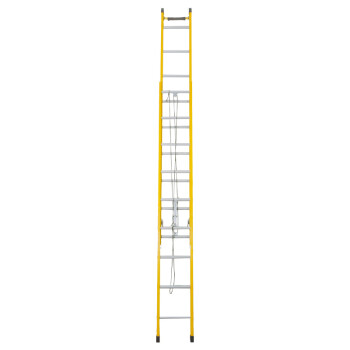 兴航发绝缘伸缩单梯5M 收回2.7m升高4.2m玻璃钢梯加厚绝缘工程梯子伸缩梯子单梯