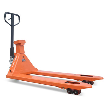 诺力（NOBLELIFT）电子秤叉车称重手动液压搬运车2吨称重油压地牛升降托盘手拉车HPT20S外宽690叉长1220