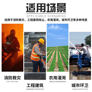 邮花消防泡沫枪QP8高压不锈钢DN65内扣式2.5寸消防水枪