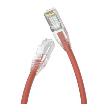 千天（Qantop）QT-WP29L 六类非屏蔽网络跳线 工程级CAT6类网线5米纯铜成品网线橙色