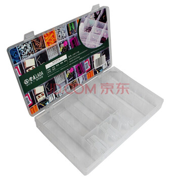 老A LAOA 多功能塑料PP电子元件盒收纳盒36格元件盒储存盒 1250 LA911136 272X175X43