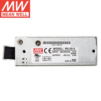 明纬（MEANWELL）RS-25-5 小体积工控替代NES/S 明纬电源 5A 5V