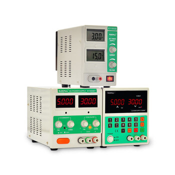 伊莱科(ELECALL)笔记本手机维修电源数显可调型直流稳压电源30V5A高精度电流表白色EY3005MT7