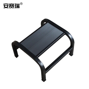 安赛瑞 铝合金梯凳 多功能便携一步梯 踏步爬梯登高平台脚踏凳 方凳单层 200222