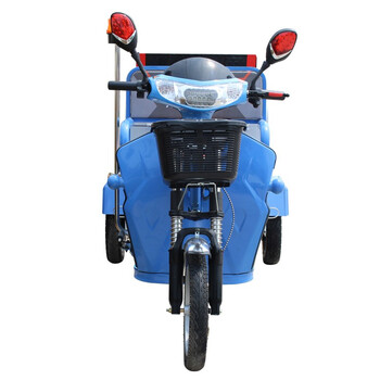 益美得 NSD-3003 环卫保洁电动三轮车垃圾清洁转运车 可配2个240L塑料桶使用