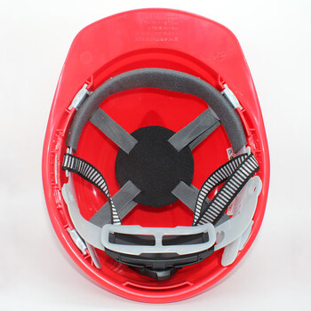 重安（CHONG AN）78型安全帽 ABS塑料V型透气孔头盔安全帽 红色