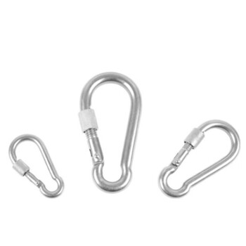 筑采 安全钩逃生安全绳链接扣安全扣8厘米（5个1组