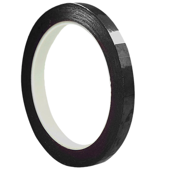 联嘉 彩色玛拉胶带 黑色 3mmx66mx0.05mm 100卷