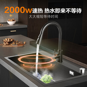 史密斯（A.O.SMITH）10升小厨宝 金圭内胆电热水器  2kW速热节能保温 台盆下方安装 上出水 EWH-10B2 储水式