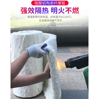 硅酸铝保温棉板，硅酸铝纤维毡，规格50mm-100mm厚度，单价/平方 硅酸盐板1000*500*50mm/平方