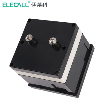伊莱科(ELECALL)交流频率表 单相 2.5级 嵌入式 机械式指针表  黑白色 CP96（220V 45-55HZ）
