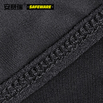 安赛瑞 防晒头套面罩 户外骑行高温工作 防暑降温蒙面遮脖帽脸基尼 黑色均码 11138