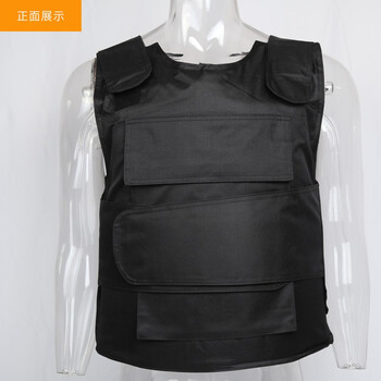 坚冠 防刺服 防刺衣背心硬质防砍衣户外马甲防刀防身战术背心防暴服0.6mm锰钢款