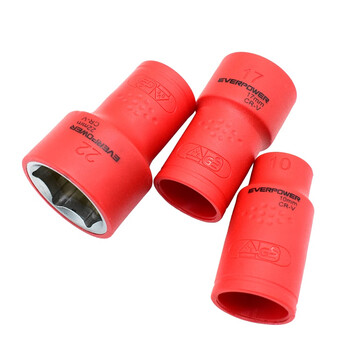 艾威博尔（ EVER POWER） 410208  10mm系列VDE绝缘六角公制套筒 【预计14天出货】