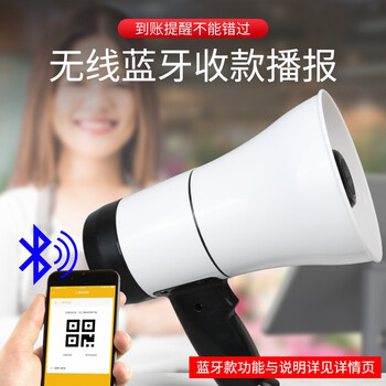 坚冠 扩声器 增强款913L 可插内存卡录音蓝牙无线喊话器 USB接口充电可拆卸电池 录音器 扩声喇叭 小型喇叭