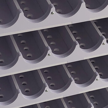 兰诗 DA2104 雨伞收纳架雨伞桶挂放伞的架子雨伞架 单桶+5层5孔  放25~35把伞