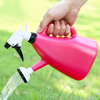 兰诗（LAUTEE）FH-1201 洒水壶小型喷壶喷水壶园艺工具气压式浇水小喷雾器 颜色随机