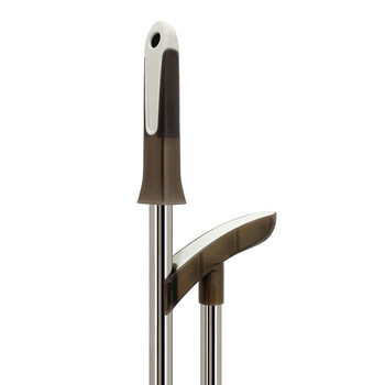 兰诗（LAUTEE）TTB-100 不锈钢扫把簸箕套装 学校物业扫帚垃圾铲套装 透明棕