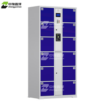 中豫鑫泽 其他柜类 ZYXZ4082617 电子存包柜智能寄存柜密码柜子储物柜 12门微信扫码款