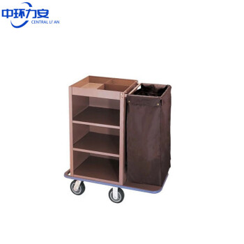 中环力安【带门盖布草车】新布草车酒店双边客房工作车收纳布草车房口车清洁服务车推车 