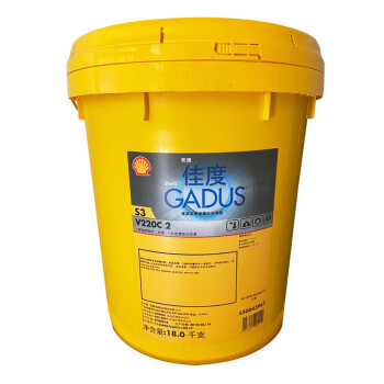 壳牌(Shell) GADUS佳度S3 V220 C2优质多用途极压润滑脂18KG/桶(3桶起售)1桶