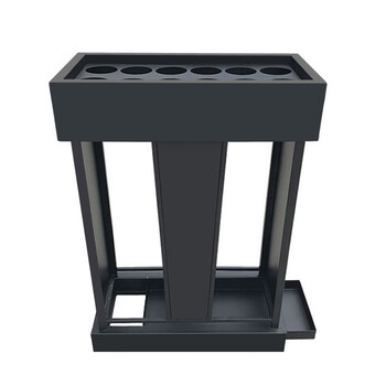 兰诗（LAUTEE）WY4148 商用雨伞架酒店售楼部银行门口雨伞桶存放桶 黑色