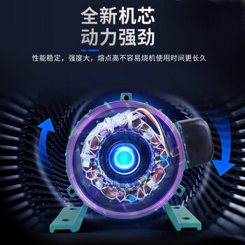 铂特体 管道式轴流风机 工厂排气扇通风换气扇厨房排油烟机强力排风扇 10寸（250mm）带百叶窗