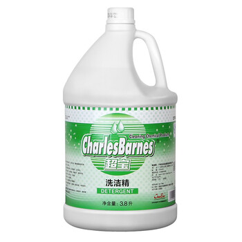 超宝（CHAOBAO）DFF046 洗洁精 酒店食堂商用油污清洁剂 3.8L*4瓶