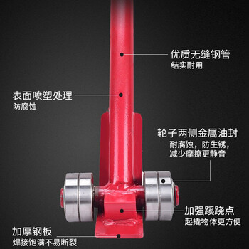 万尊 WANZUN 双轴承撬棒3T加重款 起重撬棒撬棍搬运撬杠