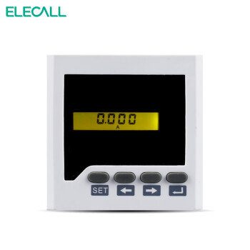 伊莱科(ELECALL)数显单相交流电流表ELE-AA71/7Y智能液晶数字表 白色 ELE-AA81/AC1A 7 