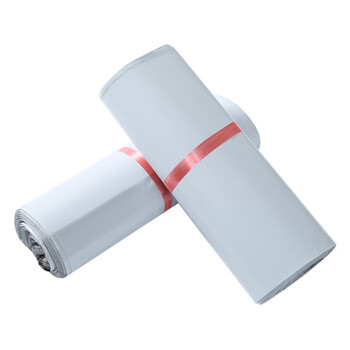 飞尔（FLYER）白色快递袋 新料材质 防水包装袋 快递包装袋 防水物流打包袋【45X65cm】100只