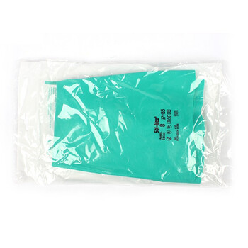 ANSELL 37-185 手套加长加厚丁腈防化手套防酸碱耐有机溶剂应急处理手套 定做 1双9#