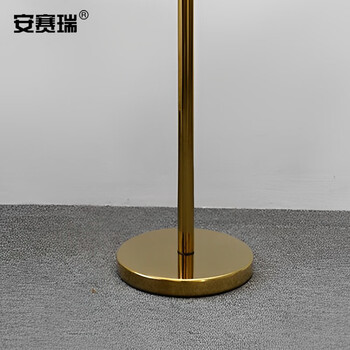 安赛瑞 不锈钢双面指示牌（A4）钛金色不锈钢立式水牌指引牌不锈钢立式双面展示牌13408