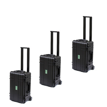 老A LAOA 加厚拉杆仪表箱安全箱防水箱仪器箱工具箱大号设备箱收纳箱储存箱21英寸LA113122 量大企业定制