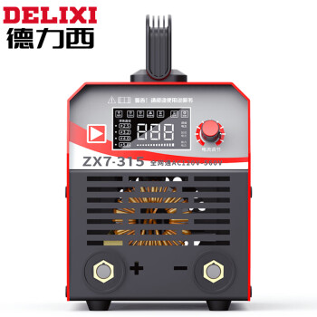 德力西电焊机小型两相220v 三相380v工业级315双电压手提式焊机裸机【315智能液晶款宽电压】