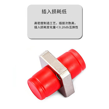 天背 Tianbei TB-FC01 电信级耦合器FC-FC大D方型接口 光纤法兰盘适配器单工 延长对接头1个